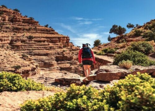 Trekking and hiking in Valley of Roses south of the Massif M’goun